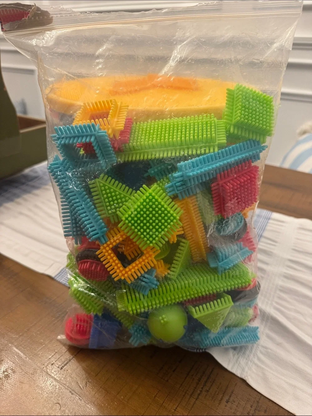 Baby Nature Bristle Blocks bright multicolor